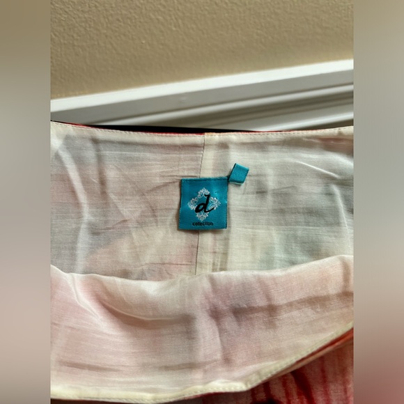 Debbie Shuchat Flower Print Silk and cotton skirt - Picture 3 of 4